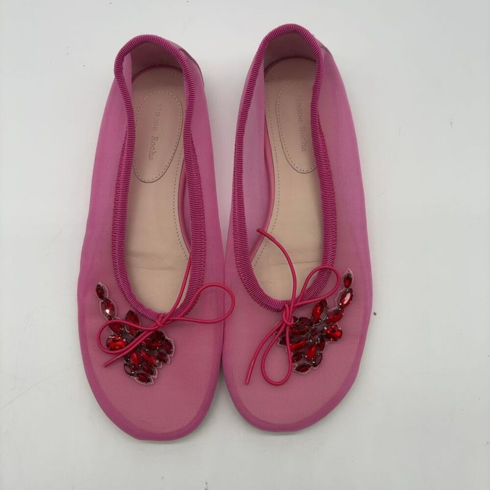 Simone Rocha Rocha Pink Flats - Picture 2 of 6